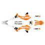 yamaha wr250r graphics kit 2008-2021 factory series orange