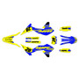 yamaha wr250x graphics kit 2008-2021 factory series yellow