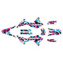 yamaha wr250x graphics kit 2008-2021 invasion series magenta