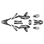 yamaha wr250x graphics kit 2008-2021 klutch series white