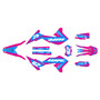 yamaha wr250r graphics kit 2008-2021 lethal series magenta