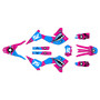 yamaha wr250x graphics kit 2008-2021 predator series magenta
