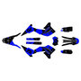 yamaha wr250x graphics kit 2008-2021 predator series blue-shift