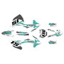 gasgas mc85 graphics kit 2021-2024 cloaked series teal