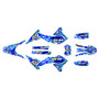 yamaha wr250x graphics kit 2008-2021 snagged series blue