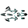 gasgas mc85 graphics kit 2021-2024 swirl series teal