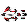 gasgas mc85 graphics kit 2021-2024 swirl series red-shift