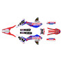 yamaha wr250x graphics kit 2008-2021 split series red