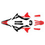 yamaha wr250x graphics kit 2008-2021 vendetta series red