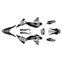 yamaha wr250r graphics kit 2008-2021 vintage series white