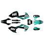 husqvarna fx350 graphics kit 2017-2018 fatality series teal