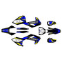 husqvarna tc125 graphics kit 2016-2018 rugged series blue