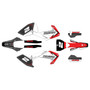 husqvarna fc350 graphics kit 2016-2018 razor series red