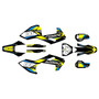 husqvarna fc250 graphics kit 2016-2018 rugged series yellow
