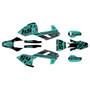 husqvarna tx300 graphics kit 2017-2018 split series teal