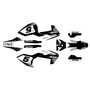 husqvarna tx300 graphics kit 2017-2018 turbo series white