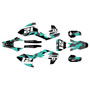 husqvarna fx450 graphics kit 2017-2018 shades series teal