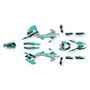 gasgas ec250 graphics kit 2018-2020 cloaked series teal