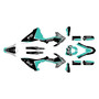gasgas ec200 graphics kit 2018-2020 inferno series teal