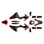 gasgas ec250 graphics kit 2018-2020 inferno series red-shift