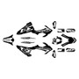 gasgas ec200 graphics kit 2018-2020 lethal series white