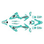 gasgas ec300 graphics kit 2018-2020 lethal series teal