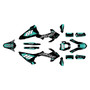 gasgas ec250 graphics kit 2018-2020 rebel series teal