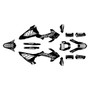 gasgas ec300 graphics kit 2018-2020 rebel series white