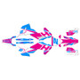 husqvarna tc125 graphics kit 2023-2024 ace series magenta