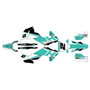 husqvarna tc250 graphics kit 2023-2024 ace series teal