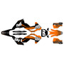 husqvarna fc350 graphics kit 2023-2024 fatality series orange