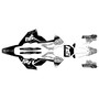 husqvarna fc450 graphics kit 2023-2024 fatality series white