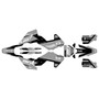 husqvarna fc450 graphics kit 2023-2024 toulouse series white