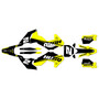 husqvarna tx300 graphics kit 2023-2024 base series yellow
