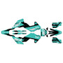 husqvarna tx300 graphics kit 2023-2024 toulouse series teal