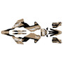 husqvarna tx300 graphics kit 2023-2024 toulouse series tan