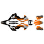 husqvarna te125 graphics kit 2025-2026 fatality series orange