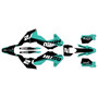 husqvarna fe450 graphics kit 2024-2026 base series teal