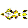husqvarna te125 graphics kit 2025-2026 fresh series yellow