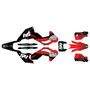 husqvarna fe250 graphics kit 2024-2026 fatality series red