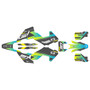 husqvarna te125 graphics kit 2025-2026 toulouse series green