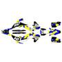 husqvarna fe250 graphics kit 2024-2026 shades series yellow