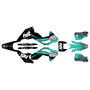 husqvarna te300 graphics kit 2024-2026 fatality series teal