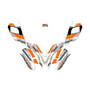 polaris pred50 graphics kit all years razor series orange