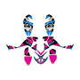 polaris outlaw525 graphics kit 2006-2008 division series magenta