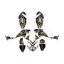 polaris outlaw525 graphics kit 2006-2008 rift series gold