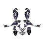 polaris outlaw450 graphics kit 2006-2008 rift series magenta