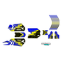 stacyc 12ebrushless graphics kit all years fracture series blue
