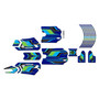 stacyc 16ebrushless graphics kit all years klutch series blue