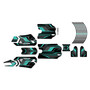 stacyc 16ebrushless graphics kit all years klutch series teal